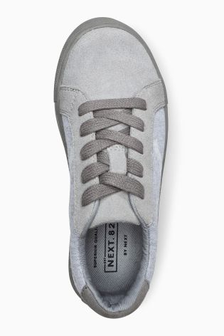Grey Splat Lace-Up Shoes (Older Boys)